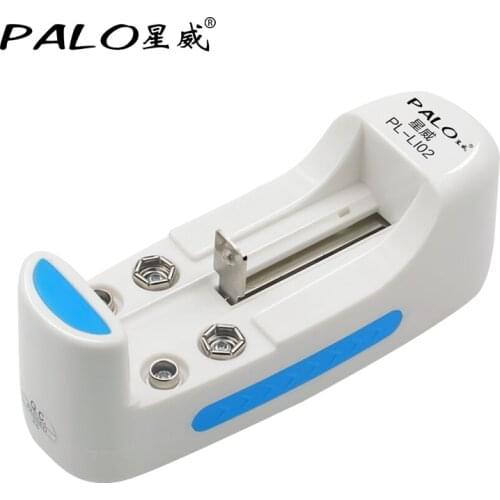 PALO Multifunction Battery Charger For Lithium 18650 17650 16500 14500 9V 6F22 For NI-CD NI-MH AA/AAA Rechargeable Batteries