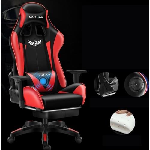 Fashion Minimalist Modern Computer Home Office Chair Reclining Lift Game Sports Seat Backrest Swivel Internet Cafe Gaming Chair
