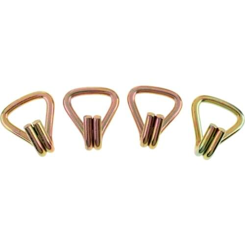 Pack 4 Ratchet 1inch Tie Down Webbing Strap Double J Hooks Trailer Tow Lashing Accessories