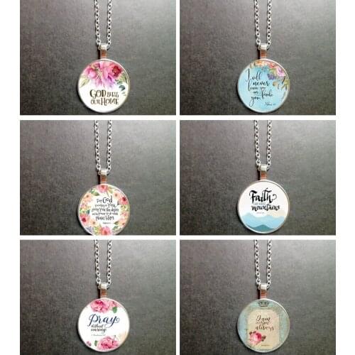 New Philippians 2:13 for God Is Working In You Bible Verses Nursery Verse Necklace Fashion Jewelry Religion Pendant Christian