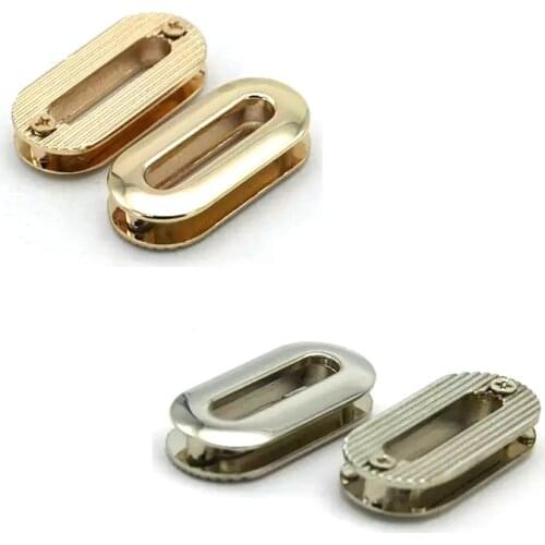 5/8 inch ( 19mm ) inner size zinc alloy Oval Eyelet Grommets Nickel/Gold