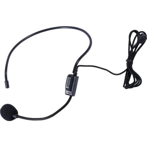 Professional First Vocal Wired Headset Microphone microfono For Voice Amplifier Speaker with 3.5mm Jack dropshipping