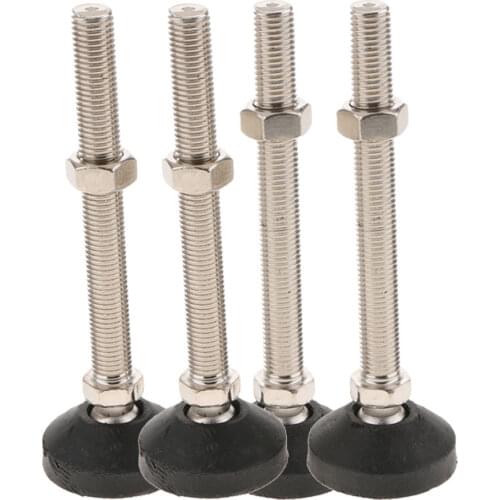 4x60mm Height Adjustable Furniture Glides Levelling Feet Workbench M10/12/16