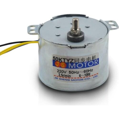 50KTYZ-2 AC220V 6-10W AC synchronous motor low speed high torque forward and reverse rotation