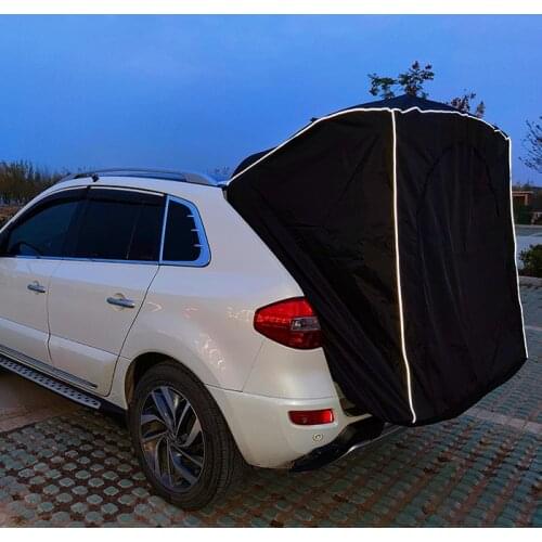 Car Rear Roof Outdoor Equipment Camping Tent Canopy Tail Ledger Picnic Awning For BenZ BWM Volkswagen Skoda Mazda Toyota For SUV