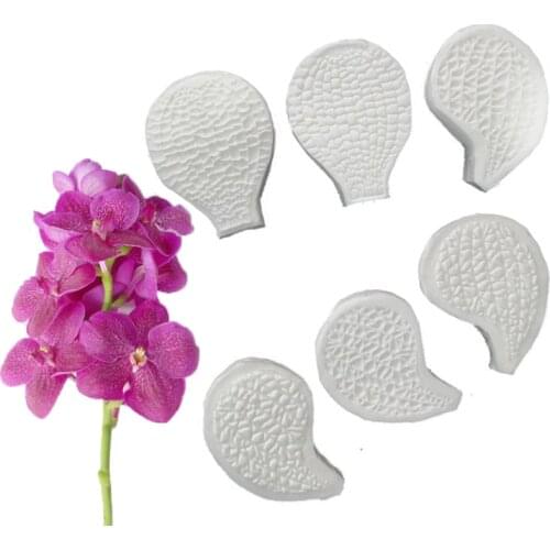 Vanda Petals Mould Silicone Mold Fondant Cake Decorating Tool Gumpaste Sugarcraft Chocolate Forms Bakeware