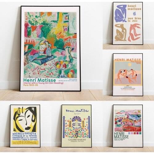 Henri Matisse View of Collioure Vintage Art Print France Exhibition Poster