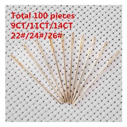 Total 100 pieces-----Embroidery Needle // Cross Stitch Needle Best choice Free Shipping