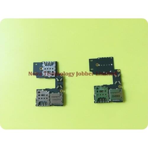 Wyieno 10Pcs/Lot XT1055 Dual Memory SD Card Ribbon For Moto G3 XT1050 Sim Card Slot Connector Flex Cable + tracking