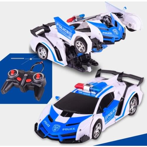 1:18 Mini RC Car Drift One-key Automatic Transform Robot Model Electric toys Model Action Figures Technic Funny car Kids Toys