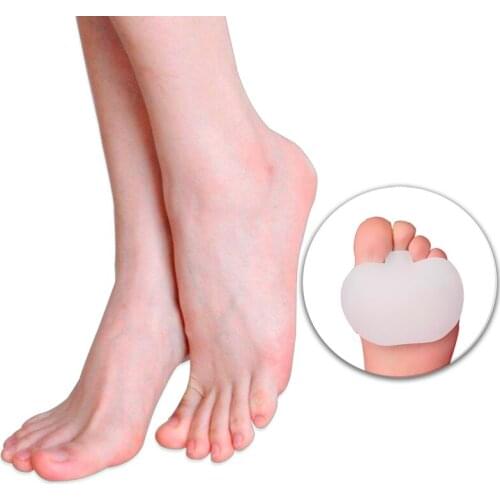 1 Pair Soft Foot Half Insole Toes Gel Pads Separators Straightener Claw Hammer Brand New
