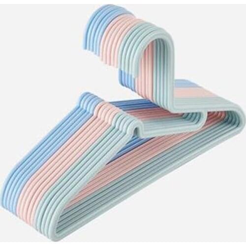 32.5cm 10 pcs/lot Childrens Clothes Hangers Anti-slip Baby Hanger Protect Collar Small Clothing Hanger for Newborn Baby