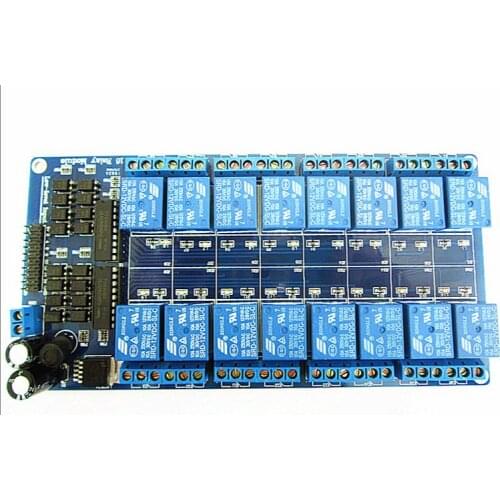 16-Channel 5V Relay Shield Module with optocoupler LM2576 Power supply For A rduino