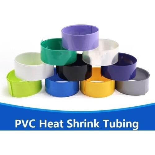 20pcs single 18650 Battery Wrap width 29.5mm diameter 18.5mm PVC Heat Shrink Tubing Pre-cut ROHS