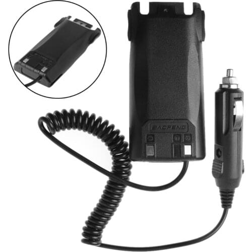 Car Charger Battery Eliminator Adapter for baofeng UV-82 Radio Walkie Talkie