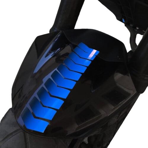 Arrow Design Azur Blue 3mudguard Helmet Sticker CinarExtreme