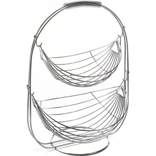 Fruit Bowl Steel (28 x 45 x 34 cm)