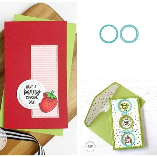 Circle Die New Arrival 2021 Metal Cutting Die Scrapbooking DIY Decoration Craft Embossing Stencil Stansmallen Achtergrond