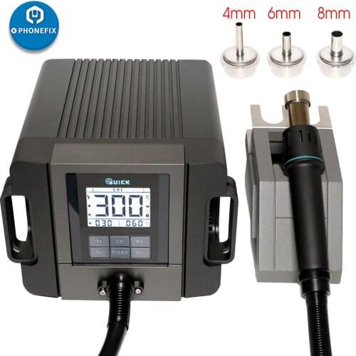Original QUICK TR1300A Hot Air Station 1300W 110/220V Intelligent Soldering Station for Mobile Phone Motherboard Welding Repair