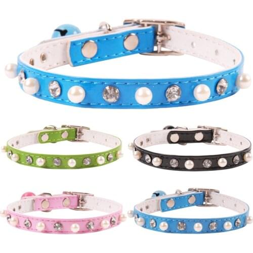 Cat Collar With Bell Pet Collar For Cats Personalized Puppy Collars Leash Cat Collar Harness Kitten Pet Leads Supplies