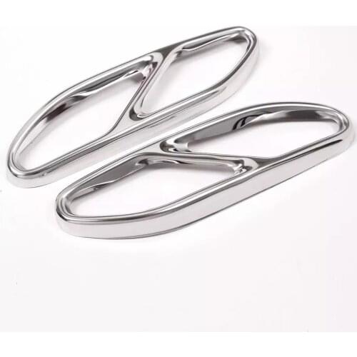 Suitable for 2020-2021 Mercedes-Benz S-Class W223 Steel Exhaust Pipe Cover Trims