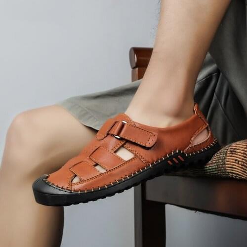 Sandalet Erkek Sandalias Transpirables Summer Sandals Men Sandale Homme Ete Safety Sandalle For Beach Sandals-men Man 2019 Sport