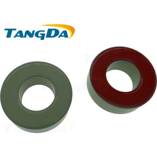 Tangda Iron powder cores T184-18 OD*ID*HT 47*23.5*18.5 mm 169nH/N2 55ue Iron dust core Ferrite Toroid Core toroidal green red A