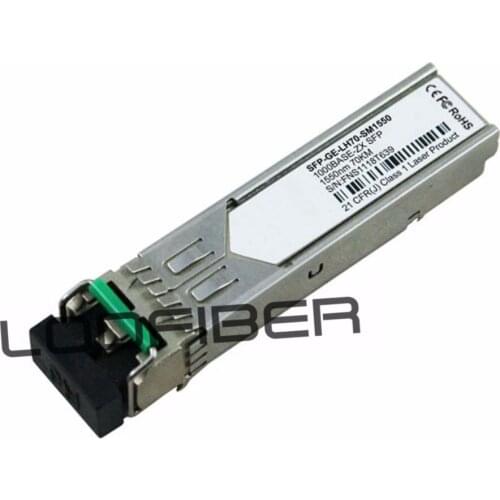 SFP-GE-LH70-SM1550 Compatible 1000BASE-LH SFP 1550nm 80km DOM Transceiver