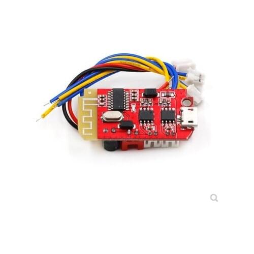 CT14 Micro 4.2 Stereo Bluetooth Power Amplifier Board Module 5VF 5W+5W Mini with Charging Port for Refitting Idle Sound Box