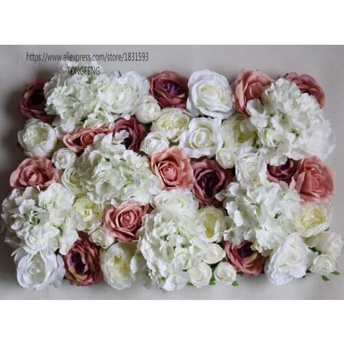 TONGFENG 10pcs/lot wedding decoration roses peony 3D flower wall wedding backdrop decoration flower runner wedding decoration