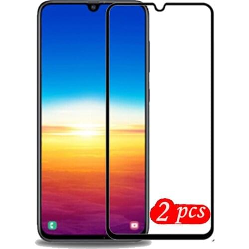 2 Packs Tempered Glass for Samsung Galaxy A70 Screen Protector 9H on Phone Protective Glass for Samsung Galaxy A70 Glass