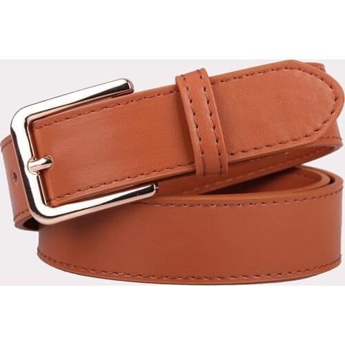 Ladys belt simple joker fashion decorative casual Korean belt fashion PU leather pin buckle jeans belt PY44