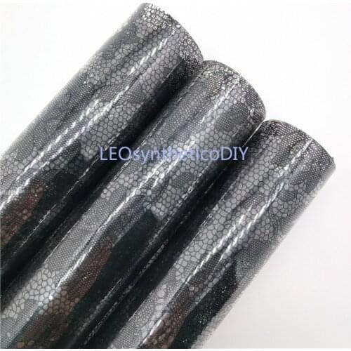 1PC 21X29CM Black Lace See Through PVC Faux Leather Fabric Sheets For Making Bows LEOsyntheticoDIY T285A