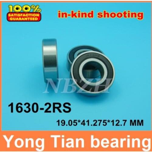 1pcs) High quality inch bearings 1630-2RS 3/4"x1 5/8"x1/2" inch 19.05*41.275*12.7 mm