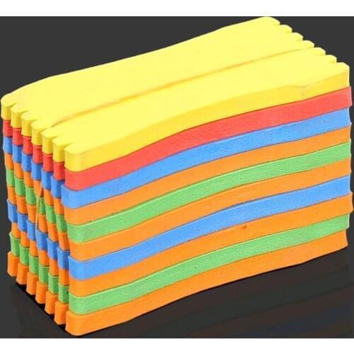 10pcs/Lot EVA Foam Fish Winding Storage Boards Line Fishing Lure Trace Wire Holders Carps Crucian Plate Hook Tackle Storage