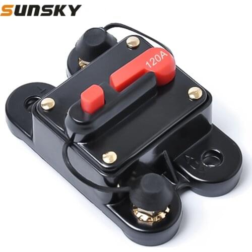 120A DC 12-24V Car Audio Stereo Circuit Breaker Automatic Reset Fuse Holder