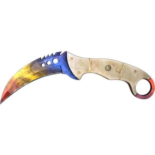 17cm*7cm Vinyl Decals for CS GO Karambit Knife Marble Fade Car Stickers Fashion Laptop SUV JDM Camper Waterproof
