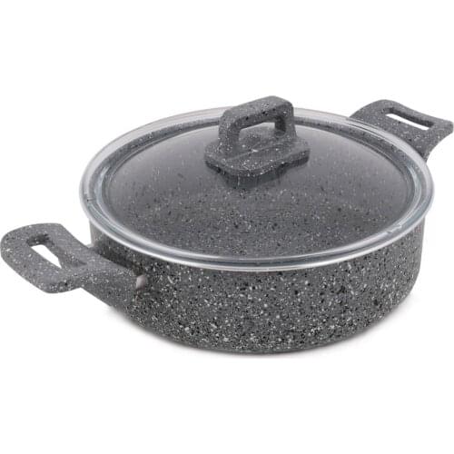 Altenta Granite Gray Low Pot