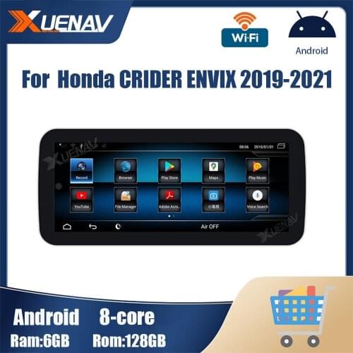 Android 12.3 inch Car Stereo Multimedia DVD player For honda crider 2019 2020 2021 Carplay GPS Navigation