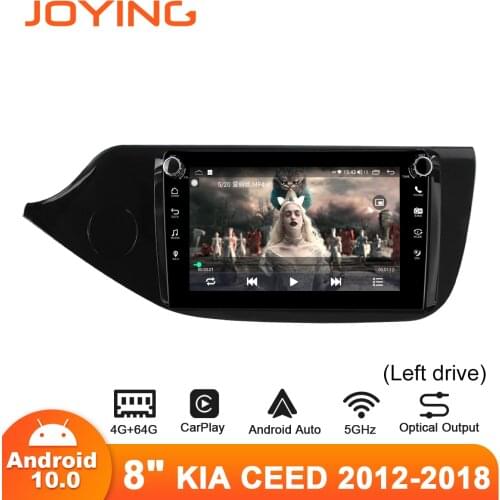 8" Android10 Car Radio for Kia Ceed 2 2012-2018 Left Drive GPS NAVI Carplay IPS Screen SPDIF DSP Subwoofer Android-auto DAB DVR
