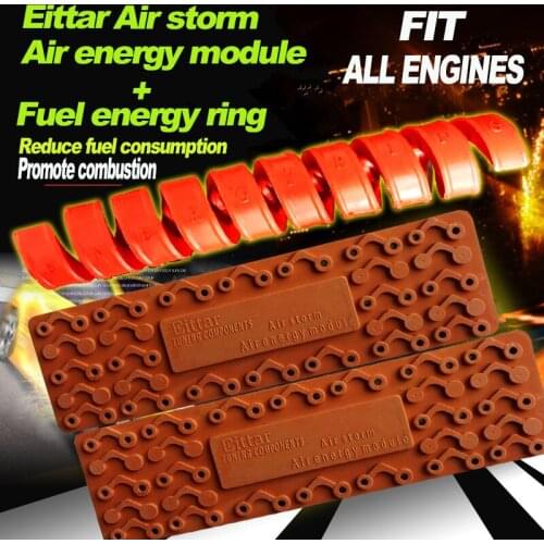 For Jeep All 3 to 12 Cylinder Engine Air Energy Module Energy Ring Fuel Saving Reduce Carbon Car Styling Air Intake System
