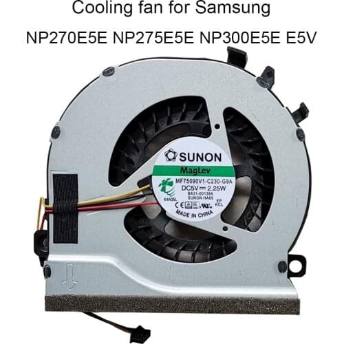 Computer Fans CPU Cooling Fan For Samsung NP300E5E NP300E5V NP 275E5E 275E5V NP270E5E 270E5V 270E4V Laptop Cooler BA31 00138A