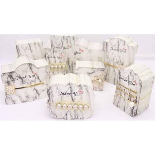 Hotsale 2019 New Design Multiple styles Marbling Jewelry Display&Packaging Cards Necklace&Earring&HairClip cards 100pcs/lot