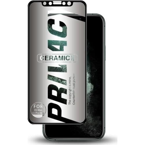 Matte Soft Ceramic Privacy Screen Protectors for IPhone 11 Pro Max 12 Pro Max X XS XR 7 8 6 S Plus SE Anti-spy Protective Film