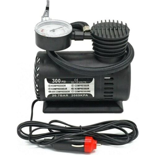 Mini Air Compressor Car Auto 300PSI C300 12V Car Electric Tire Air Inflator Pump Tire Inflator Air Compressor