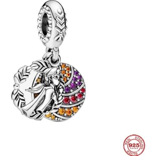 New Original Silver Color Dangle Diy Bead Fit European Pandora Charms Bracelet Bangles Diy Jewelry P618