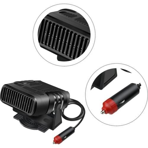 Winter Portable 12v 2 In 1 Car Heater Cooler Dryer Fan Heating Defroster Demister Automobile Hot Air Blower