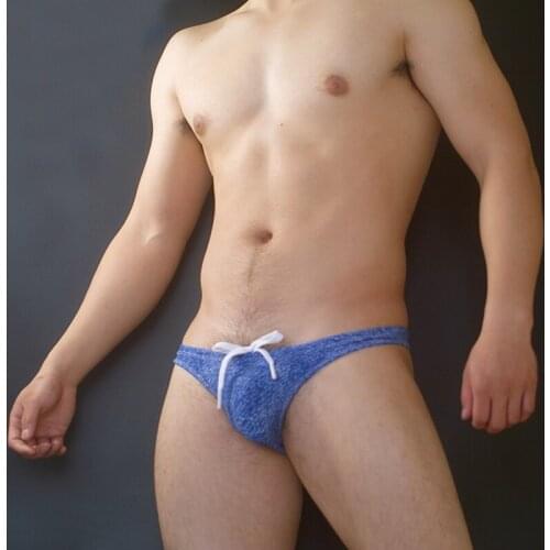 SD652 2020 summer men sexy tight narrow waist swimwear bikinis beach shorts board swim trunk gay men swimming pool swim briefs