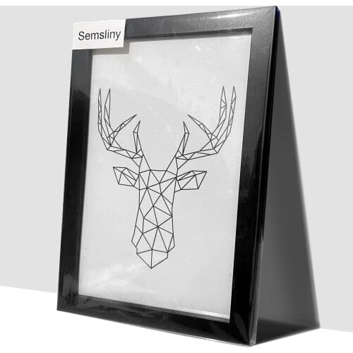 Semsliny Black Photo Frame Wall Decor 10CMx15CM Framed art pictures