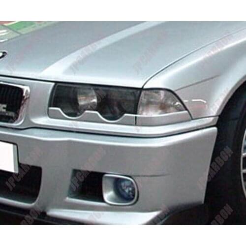 Fiberglass Headlight Bottom Eyebrows Eyelids for BMW (For 1992-1998 BMW E36 3 Series 323i 316i 318i 320i 325i 328i M3 325TD)